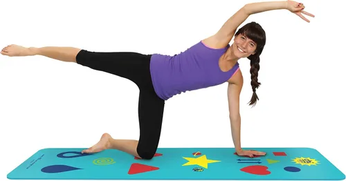 Vista 7 de Chi Universe, Alfombrilla de yoga y juego, niños, preadolescentes, tamaños de adultos + aplicación gratuita y póster de instrucciones, actividades