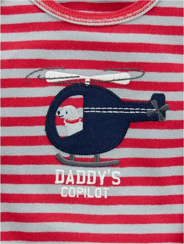 Vista 3 de Simple Joys by Carters Conjunto de 6 mamelucos de bebé manga corta y larga y pantalones