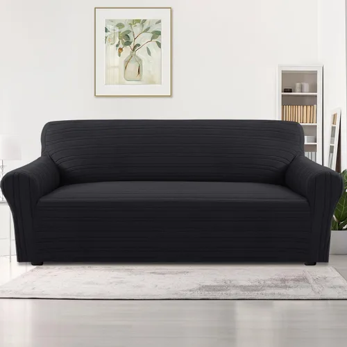 Vista 36 de H.VERSAILTEX Fundas de Loveseat de Alta Elasticidad, Funda de Sofá de 1 Pieza Antideslizante con Parte Inferior Elástica, Fundas de Sofá Gruesas