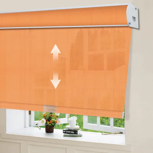Vista 25 de Persianas enrollables solares para ventana, impermeables, filtrantes de luz, sin cordón, protección UV, ignífugas, para ventanas, puertas, sala