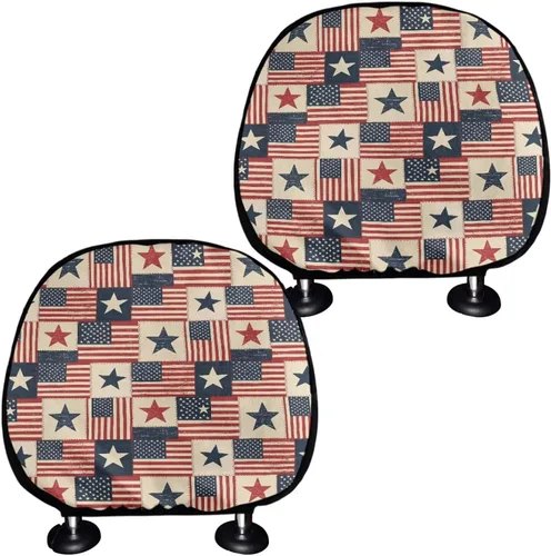 Vista 14 de Funda personalizada para reposacabezas de asiento de automóvil, regalos personalizables, transpirables, paquete de 2 fundas de cojín para asiento