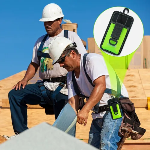 Vista 8 de MELOTOUGH Funda grande para teléfono celular con clip para cinturón para iPhone 16/15/14/13/12 Pro Max, Galaxy S25/S24/S23/S22 Plus y FE, lima Funda