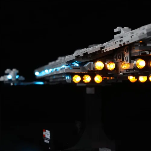 Vista 9 de Kyglaring Kit de iluminación LED (sin modelo) diseñado para Lego Executor Super Star Destroyer 75356 Kit de construcción modelo, sin juego de Lego