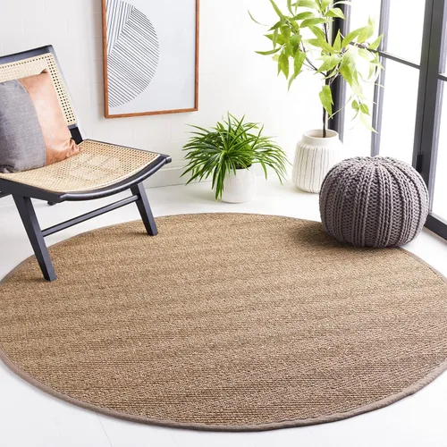Vista 41 de Safavieh Colección de fibra natural NF115P - Alfombra (fibra natural), color gris, Fibras naturales