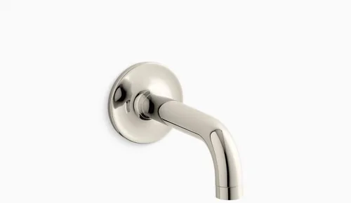 Vista 3 de Kohler 14427-BL Purist Caño de baño de 90 grados para montaje en pared, 2,5 gpm, negro mate