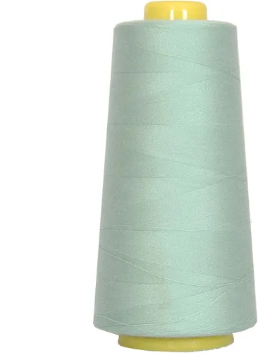 Vista 50 de Threadart Hilo Serger - Costura Poliéster - 2750 Yard Cono 40/2 - Aguamarina Polyester serger thread for overlock sewing, seams and garment