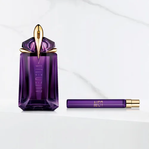 Vista 4 de Mugler Alien - Eau de Parfum - Perfume para mujer - Floral y amaderado - Con jazmín, madera y ámbar - Fragancia de larga duración Fragrance With