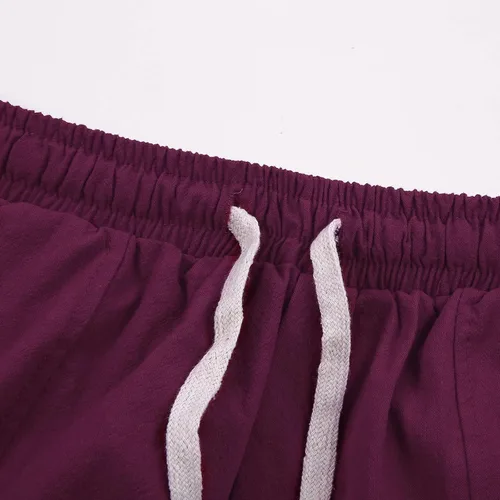Vista 6 de Pantalones de chándal para hombre, con costuras en las piernas, varios bolsillos, pantalones para hombre, pantalones deportivos para hombre