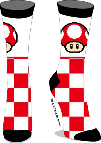 Vista 2 de Super Mario Bros. Calcetines para adultos (5 unidades), Multi colorido