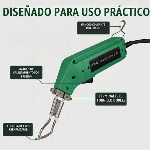 Vista 4 de Sellador térmico eléctrico del cortador de la cuerda de nylon del cuchillo