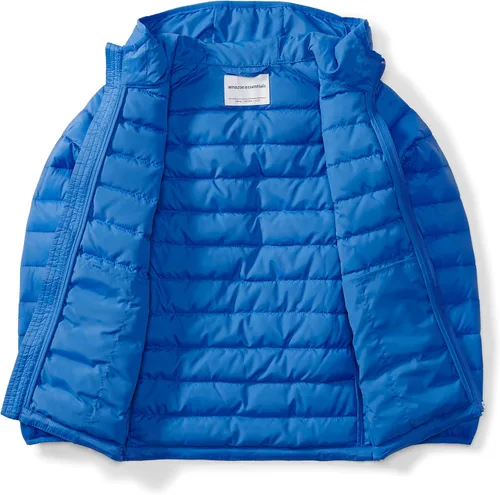 Vista 3 de Tienda Essentials Abrigo acolchado ligero resistente al agua con capucha para niños y niños pequeños
