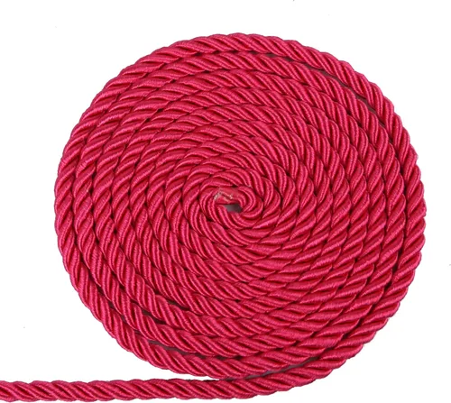 Vista 14 de BEL AVENIR Cuerda trenzada de 0.236 in y 16 yardas, cuerda decorativa de nailon hecha a mano para costura, manualidades, tapicería, decoración