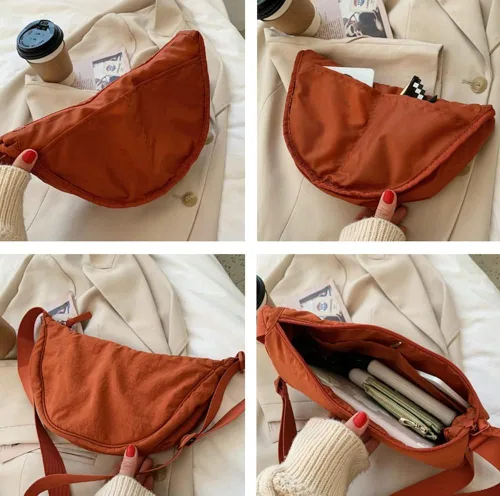 Vista 7 de Bolso hobo para mujer, bolso de lona para hombro, bolso de moda, bolso de mensajero, bolsa de mensajero, bolsa de viaje 2023