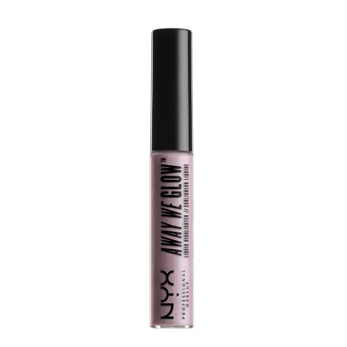 Vista 7 de NYX Professional Makeup Away We Glow - Resaltador líquido, halo diurno, 0.22 onzas líquidas