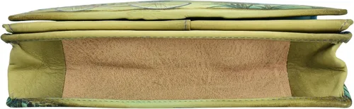 Vista 8 de Anna by Anuschka Women’s Hand-Painted Genuine Leather Organizer Wallet On a String