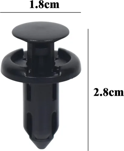 Vista 2 de Kit de Accesorios de Repuesto de Tornillos Tesla - Retenedores de Guardabarros para Modelo Y, 3, S, X