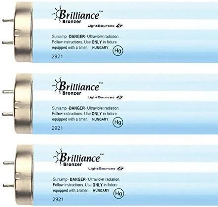 Vista 2 de Brilliance Bronzer F71 100W-120W 5.0% Bi-pin lámpara de bronceado (12)
