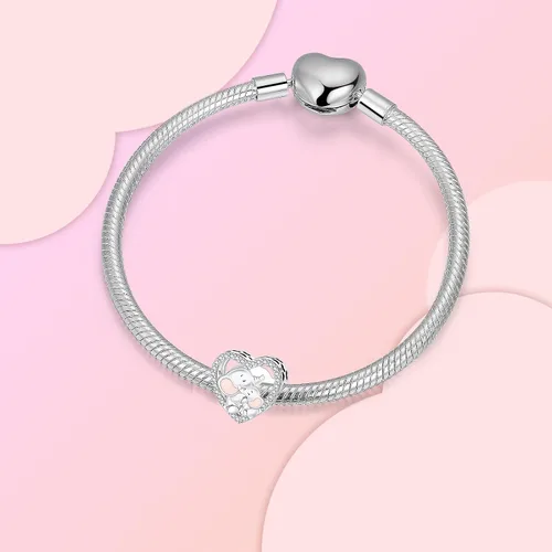 Vista 140 de Abalorios de plata de ley 925 con letras de la A ~ Z, para pulseras, collares, Día de San Valentín, Día de la Madre, joyería regalos para mujeres