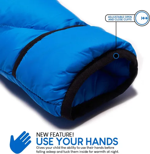 Vista 5 de Morrison Outdoors Little Mo 40 - Saco de dormir para bebé, color azul