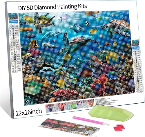 Vista 6 de Faro del sur de Portland, Maine, pintura de diamantes de bricolaje 5D, kit de numeración, paisaje marino de Estados Unidos, diamantes de imitación