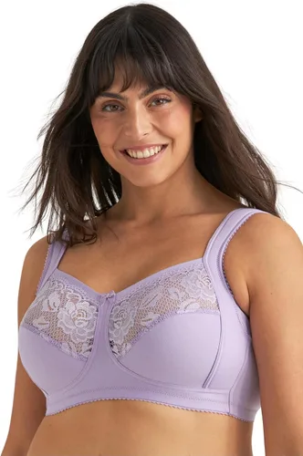 Vista 11 de Miss Mary of Sweden Sujetador de algodón cómodo inalámbrico con soporte de Beige