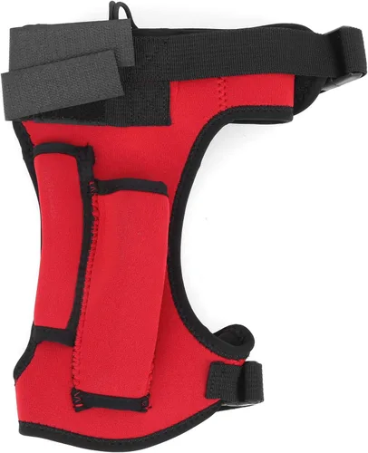 Vista 6 de VGEBY Funda para cuchillo de buceo, soporte de tobillo de neopreno ajustable, correa de buceo para buceo, esnórquel, apnea y deportes acuáticos