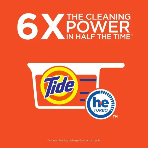 Vista 7 de Tide Clean Breeze HE Turbo - Detergente para ropa en polvo, 68 cargas, 95 onzas
