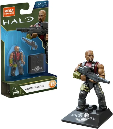 Vista 5 de Figura del universo Halo de Agent Locke de MEGA BLOCKS