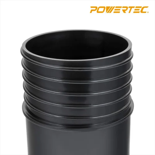 Vista 4 de POWERTEC 70285 Empalme de conexión rápida de 4 "para tubería de PVC DWV con extremo roscado izquierdo a manguera flexible de 4" I.D.