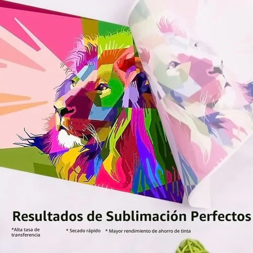 Vista 3 de HTVRONT - Papel de sublimación de 8.5 x 11 pulgadas - 150 hojas de papel de sublimación compatibles con la impresora de inyección de tinta de 120 gsm