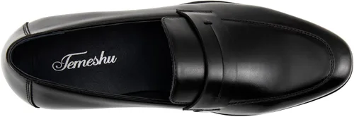 Vista 4 de Mocasines formales Penny para hombre, zapatos de vestir clásicos sin cordones