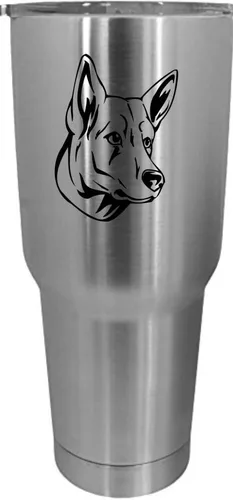 Vista 66 de Cairn Terrier - Vaso grabado con temática de perro, 30 onzas