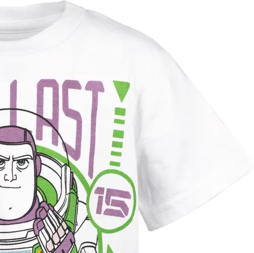Vista 9 de Disney Pixar Lightyear Buzz Lightyear Graphic T-Shirt Mesh Shorts Outfit Set Toddler to Big Kid