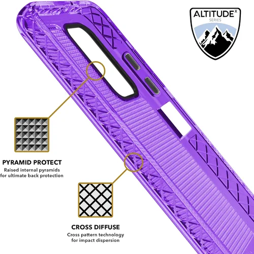 Vista 2 de cellhelmet Altitude X Series - Carcasa para Samsung Galaxy A53-5G, color morado