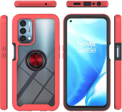Vista 102 de Funda compatible con Xiaomi Poco X3 NFC, compatible con Xiaomi Poco X3 Pro/Poco X3 Ring Stand 3 en 1, color negro