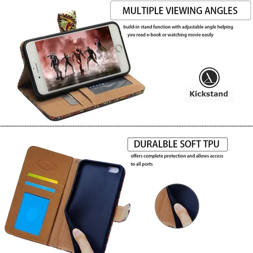 Vista 4 de Bcov Funda para Moto G Stylus 5G (no compatible con G Stylus 4G), funda de cuero con tapa y ranura para tarjetas y soporte para Motorola Moto G