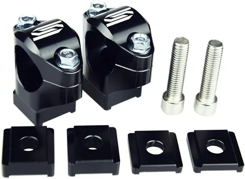 Vista 3 de SCAR Kit de elevador de manillar universal Ø Diámetro 22mm 7/8" Monturas de barra Abrazadera Dirtbike Motocicleta Moto Cross Enduro Quad Moto