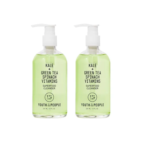 Vista 18 de Youth To The People Limpiador facial Superfood - Lavado facial diario de Kale + té verde, removedor de maquillaje suave, con antioxidantes calmantes