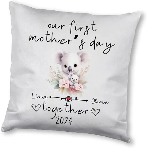Vista 16 de Happy Mother's Day Koala Design, Personalised Pillow Case Decor for Home, Present for Mom, Grandmother, for Her