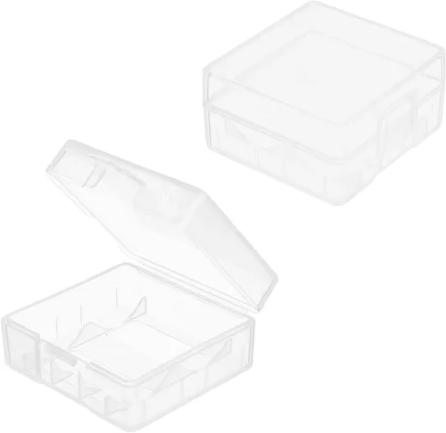 Vista 15 de Fielect 2 x 18350 Caja de Almacenamiento de Batería Titular Caja Organizador Transparente