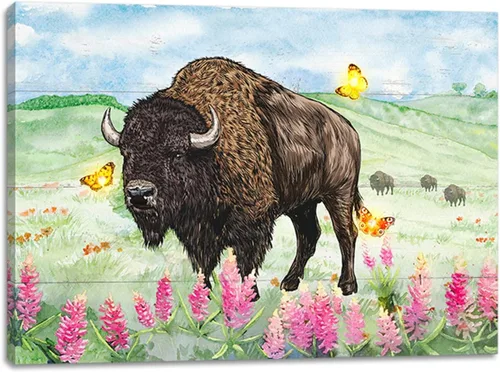 Vista 6 de alottagifts Impresión de Arte en Lienzo Iluminado de la Natividad para Pared 16" x 12" Con Temporizador Impresión de Arte en Lienzo LED para Pared