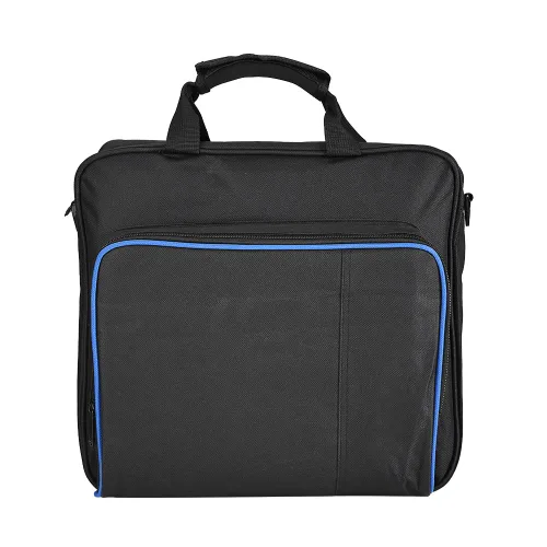 Vista 7 de Yosoo Health Gear Carrying Case, Black Protective Shoulder Bag Ps4 Pro Carrying Case Bag Travel Storage Handbag for Slim Game System Console and