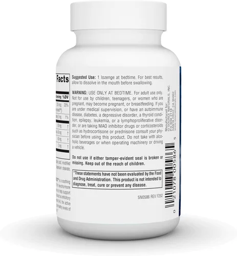 Vista 4 de Source Naturals Complejo de melatonina - 100 pastillas con sabor a naranja
