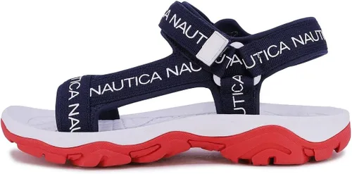 Vista 2 de Nautica Sandalias para hombre, zapatos de agua atléticos de punta abierta con correa