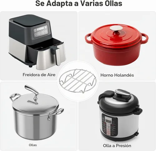 Vista 6 de GSlife - Estante de vapor de 7 pulgadas para olla instantánea
