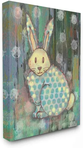 Vista 16 de Stupell Industries Arte de pared enmarcado gris de conejo del bosque envejecido, 11 x 14 pulgadas, diseño por la artista Reesa Qualia