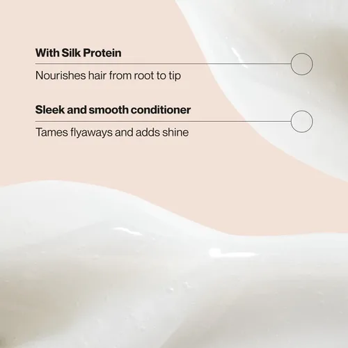 Vista 3 de Suave Silk Protein Infusion Acondicionador elegante y suave para cabello seco e inmanejable, antihumedad y control de encrespamiento 48 horas