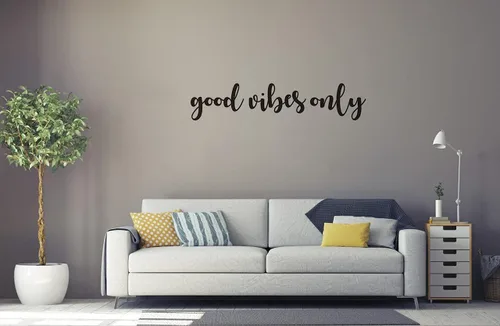 Vista 7 de Calcomanías de pared con frase motivacional inspiradora, vinilo para bricolaje, palabras positivas extraíbles, arte de pared para sala de estar