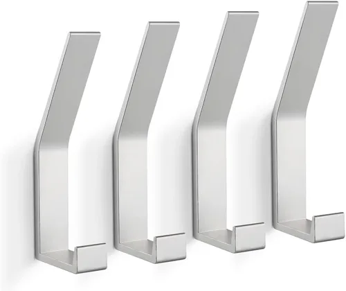 Vista 11 de Ganchos para Perchero Montados en la Pared, Negro, 2 Paquetes, Ganchos de Cuerda para Toallas de Baño para Cocina, Puerta, Gabinete, Baño