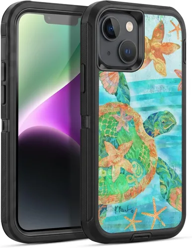 Vista 143 de Head Case Designs Officially Licensed Paul Brent Agate Mermaid Coastal Gel Armor Case [Military Grade Drop Protection] Compatible with Apple iPhone